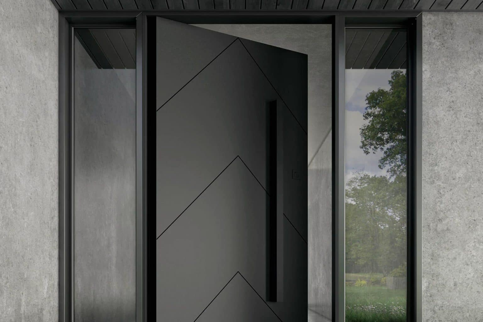 Porte Sur Pivot Desax